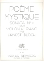 Po�me mystique f�r Violine und Klavier