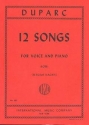 12 Songs for low voice and piano (fr/en)