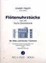Fl�tenuhrst�cke Hob.XIX f�r Fl�te und Klavier (Cembalo)