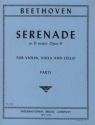 Serenade D-Dur op.8 f�r Violine, Viola und Violoncello Stimmen