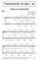 Tulpen aus Amsterdam  f�r M�nnerchor a cappella (Klavier ad lib) Partitur