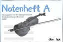 Notenheft A Din A5 quer 6 Systeme