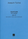 Quatuor la mineur op.67 pour trio � cordes et piano parties