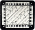 Mousepad Keyboard black and white