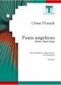 Panis angelicus f�r Solo, M�nnerchor und Streicher Partitur