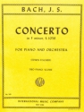 Konzert f-Moll BWV1056 f�r Klavier und Orchester f�r 2 Klaviere, Spielpartitur