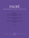 Quartett op.45 f�r Klavier, Violine, Viola und Violoncello Stimmen