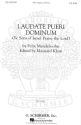 Laudate pueri Dominum for female chorus and piano (organ) score (la/en)