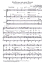 Ein Freund, ein guter Freund f�r M�nnerchor Chorpartitur