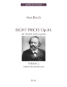 8 Pieces op.83 vol.2 (nos.5-8) for clarinet, VIOLA AND PIANO score and parts