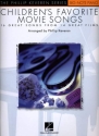 Children's favorite Movie Songs: for big-note piano (with text and chords)