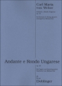 Andante e rondo ungarese op.35 f�r Fagott und Streichquartett Partitur und Stimmen