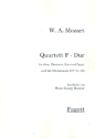 Quartett F-Dur nach KV283 f�r Oboe, klarinette, Horn und Fagott Stimmen