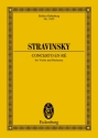 Konzert D-Dur f�r Violine und Orchester Studienpartitur