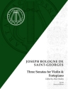 3 SONATAS OP.1B FOR VIOLIN and piano BADLEY, ALLAN, HERAUSGEBER