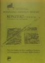 Konzert G-Dur KV313 f�r Fl�te und Orchester f�r Fl�te und Klavier