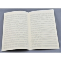 Notenpapier Oktav-Format hoch 16 Systeme 17x27 cm (5 B�gen)