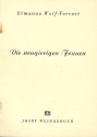Die neugierigen Frauen  Libretto