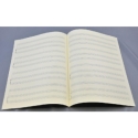 Notenpapier Bach-Format hoch 4x3 Systeme 24x32,5 cm (5 B�gen)