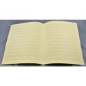 Star-Matt Notenpapier Quart-Format hoch 12 Systeme  27x34 cm (5 B�gen)