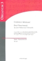 3 Divertimenti f�r 2 Violinen und Violoncello Partitur und Stimmen