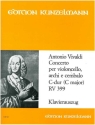 Konzert C-Dur RV399 f�r Violoncello und Streicher Klavierauszug