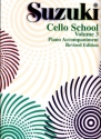 Suzuki Cello School vol.3 piano accompaniments