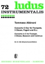 Konzert C-Dur f�r Trompete, 3 Oboen, Fagott und Bc Stimmen