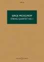 Streichquartett Nr. 1 op. 50 HPS 764 f�r Streichquartett Studienpartitur