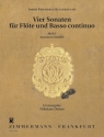 4 Sonaten Band 1 (Nr.1-2) f�r Fl�te und Bc