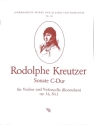 Sonate C-Dur f�r Violine und Violoncello (Kontrabass) 2 Stimmen