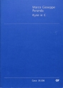 KYRIE C-DUR FUER GEM CHOR (SSATB) UND ORCHESTER,  PARTITUR WOLLNY, PETER, ED