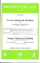 Es war einmal ein Musikus  und  Junger Mann im Fr�hling f�r Salonorchester Piano-Direktion und Stimmen