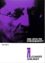 2 S�tze f�r 2 Violinen, 2 Violen und Violoncello Studienpartitur