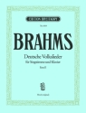 Deutsche Volkslieder Band 1 (Nr. 1-21) f�r hohe Singstimme (original) und Klavier