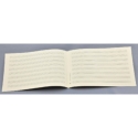 Notenpapier Oktav-Format quer 8 Systeme 27x17 cm (5 B�gen)