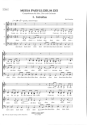 Missa parvulorum dei Gospelmesse f�r Solo, Chor und Orchester Chorpartitur