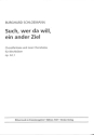 Such wer da will ein ander Ziel op.62,1 f�r 3 Trompeten und 2 Posaunen (Tuba) Partitur