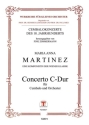 Konzert C-Dur f�r Cembalo und Orchester Partitur