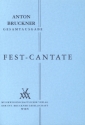 Fest-Cantate f�r M�nnerchor und Orchester Studienpartitur