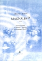 MAGNALIA D FUER BARITON, SPRECHER, CHOR, ORGEL UND TONBAND,  PARTITUR