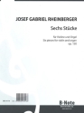 6 St�cke op.150 f�r Violine und Orgel