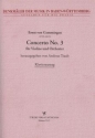 Concerto No.3 f�r Violine und Orchester Klavierauszug
