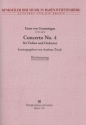 Concerto No.4 f�r Violine und Orchester Klavierauszug