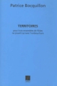 TERRITOIRES POUR 3 FLUTES PARTITION ET PARTIES