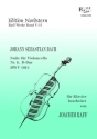 Suite D-Dur Nr.6 BWV1012 f�r Violoncello f�r Klavier