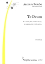 Te deum f�r 2 Soprane, 2 Violinen und Bc Partitur und Stimmen
