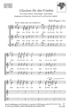 Glocken f�r den Frieden f�r gem Chor a cappella