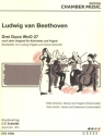 3 Duos f�r Fl�te (Violine) und Fagott (Violoncello)