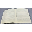 Notenpapier Quart-Format hoch 5x3 Systeme 27x34 cm ohne Hilfslinien Systeme-Quintett (5 B�gen)